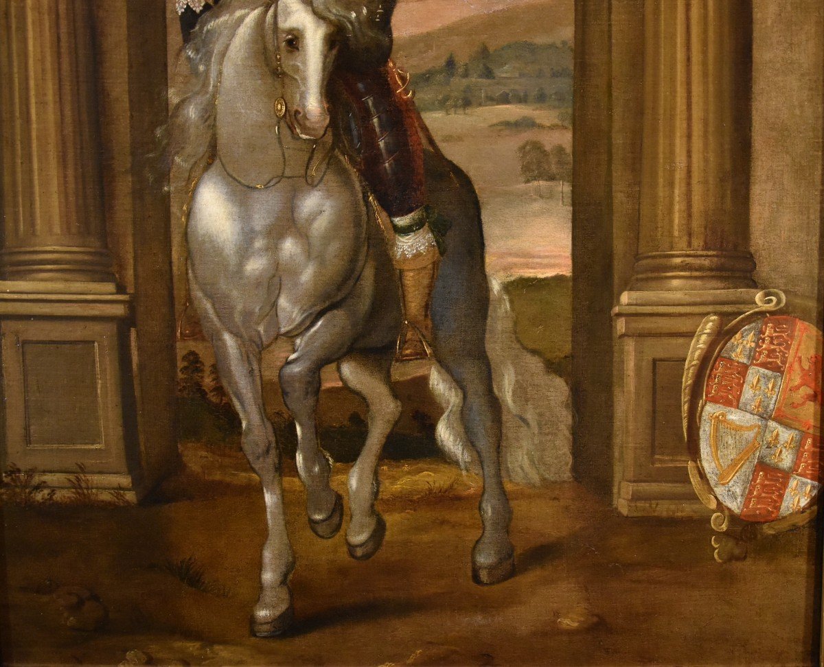 Ritratto di Carlo I Re d'Inghilterra, Anthoon van Dyck (Anversa 1599 - Londra 1641) Seguace di-photo-4