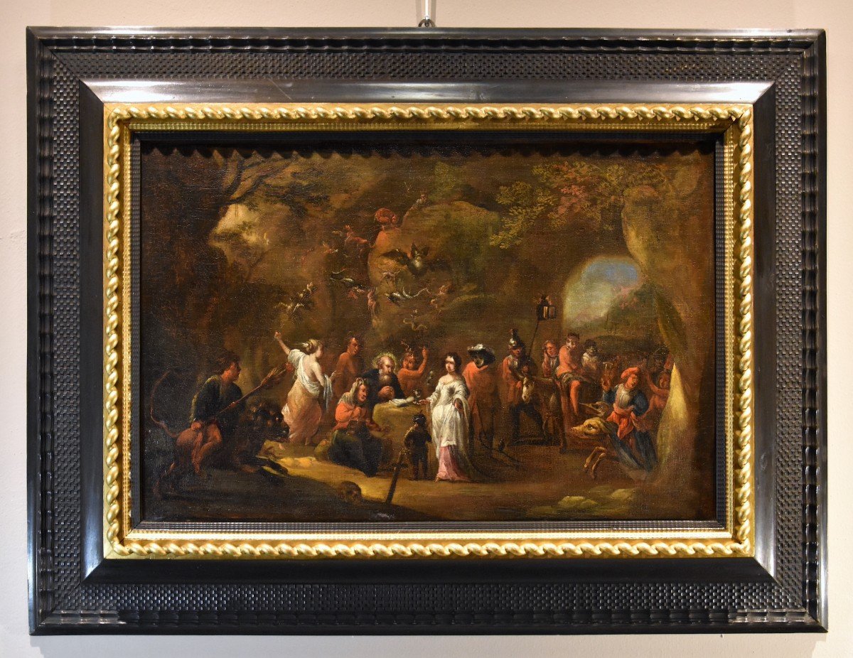 Le Tentazioni di Sant’Antonio Abate, David Teniers II (Anversa 1610 - Bruxelles1690) Bottega-photo-2