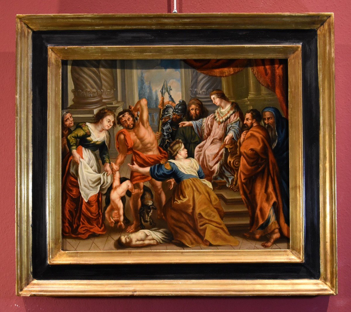 Il Giudizio di re Salomone, Peter Paul Rubens (Siegen 1577 - Anversa 1640) Cerchia di -photo-2