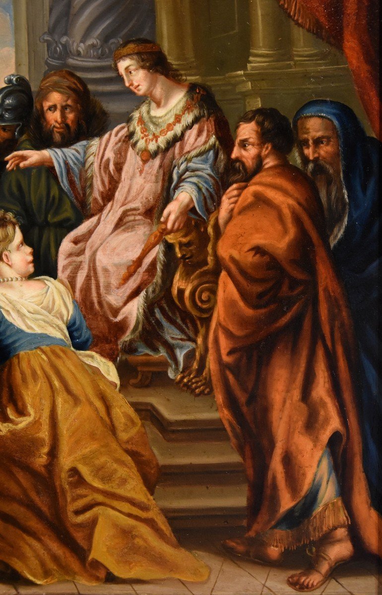 Il Giudizio di re Salomone, Peter Paul Rubens (Siegen 1577 - Anversa 1640) Cerchia di -photo-1