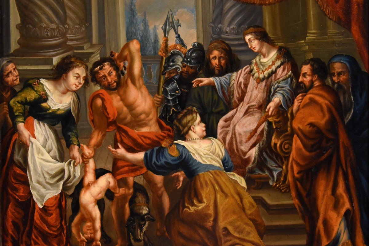Il Giudizio di re Salomone, Peter Paul Rubens (Siegen 1577 - Anversa 1640) Cerchia di -photo-4