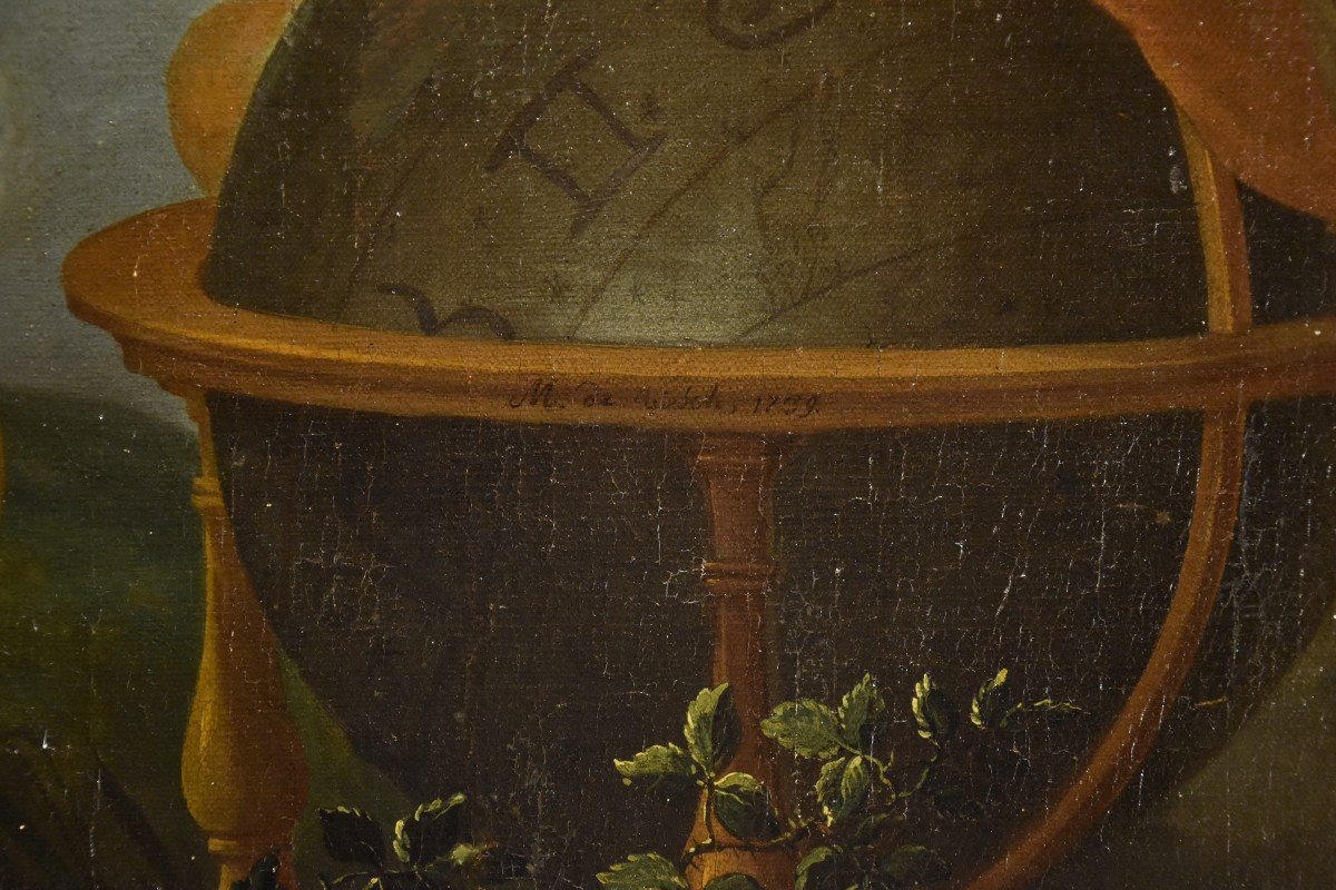 Allegoria del trionfo dell’Arte sul Tempo, Matthias de Visch (La Reninge, 1701 - Bruges, 1765)-photo-3