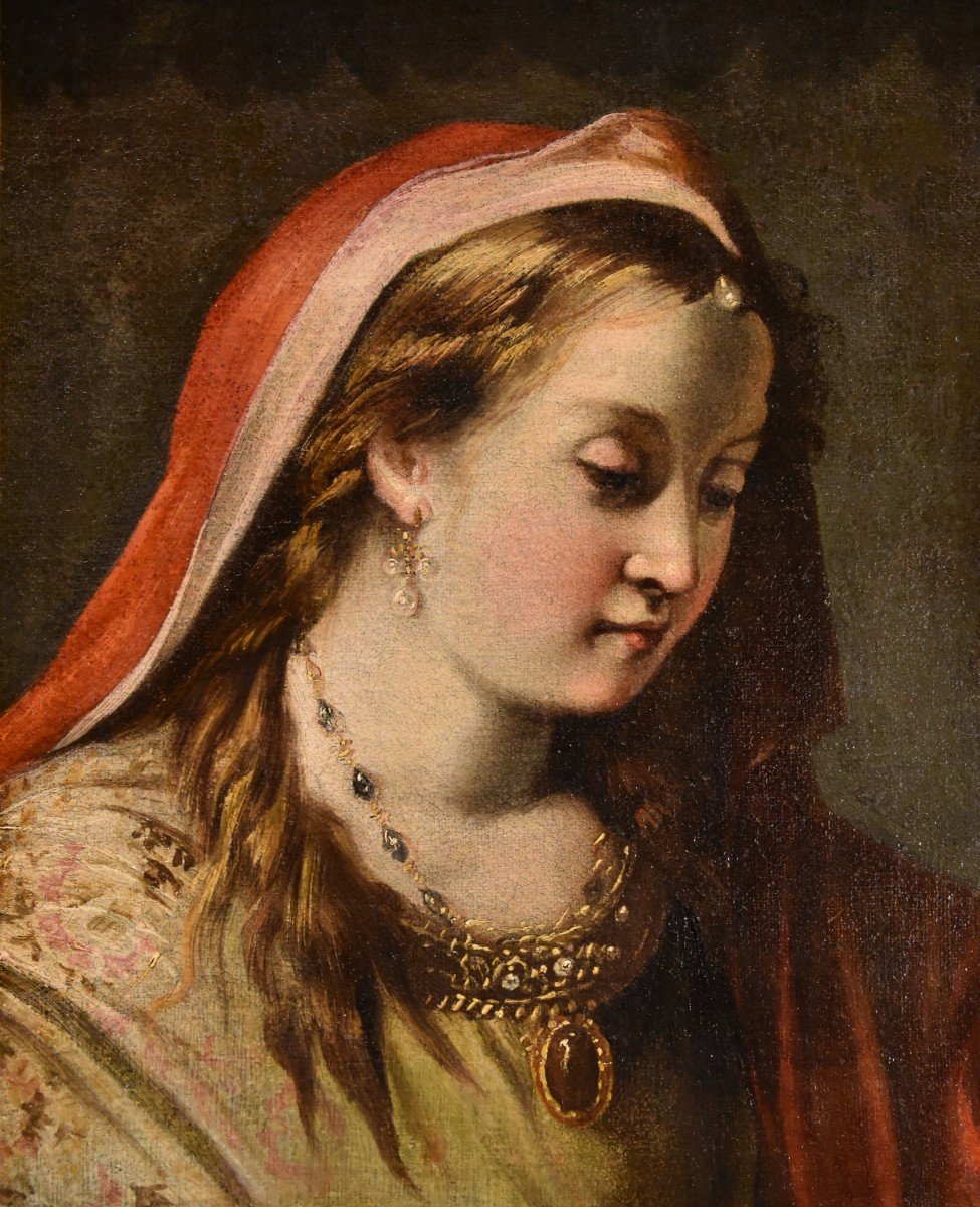 Gaspare Diziani (Belluno 1689 – Venezia 1767), Ritratto di giovane principessa (Salomè?)-photo-2