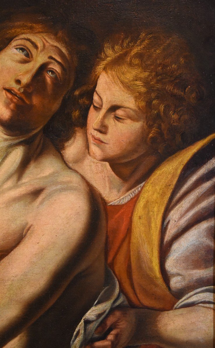 San Sebastiano curato dagli angeli, Cerchia di Tanzio da Varallo (1582 circa – 1633)-photo-2