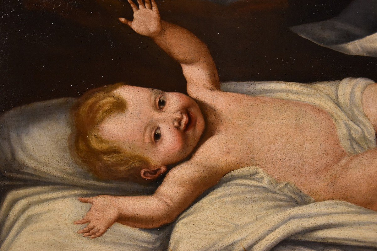 Gesù Bambino, Pittore Lombardo attivo nel XVII secolo-photo-2