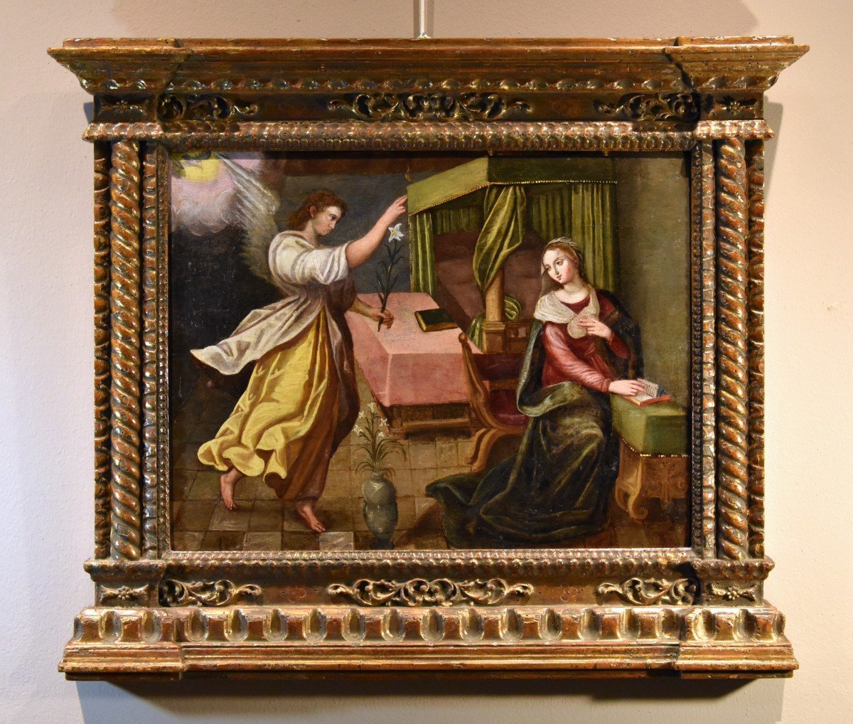 L’Annunciazione, Scuola toscano seconda metà del XVI secolo-photo-2