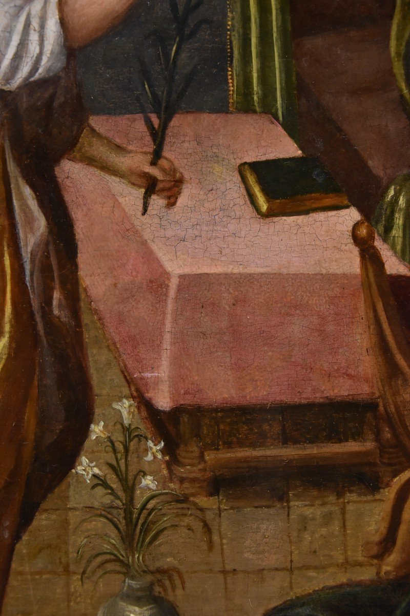 L’Annunciazione, Scuola toscano seconda metà del XVI secolo-photo-7