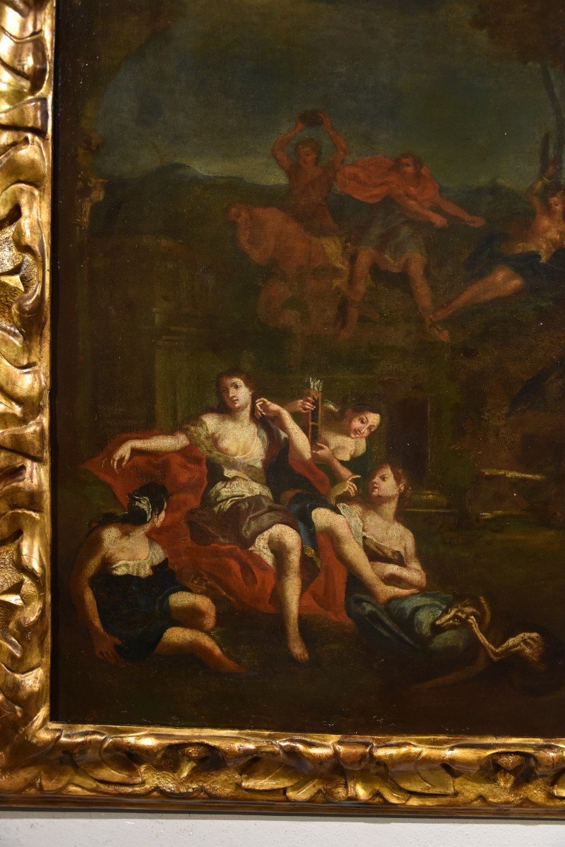 Bon Boullogne (Parigi, 1649 - Parigi, 1717) bottega di Episodi del mito di Diana-photo-2