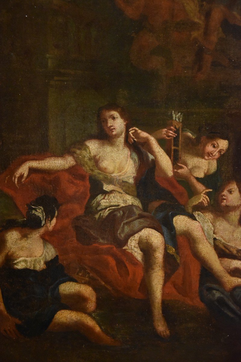 Bon Boullogne (Parigi, 1649 - Parigi, 1717) bottega di Episodi del mito di Diana-photo-3