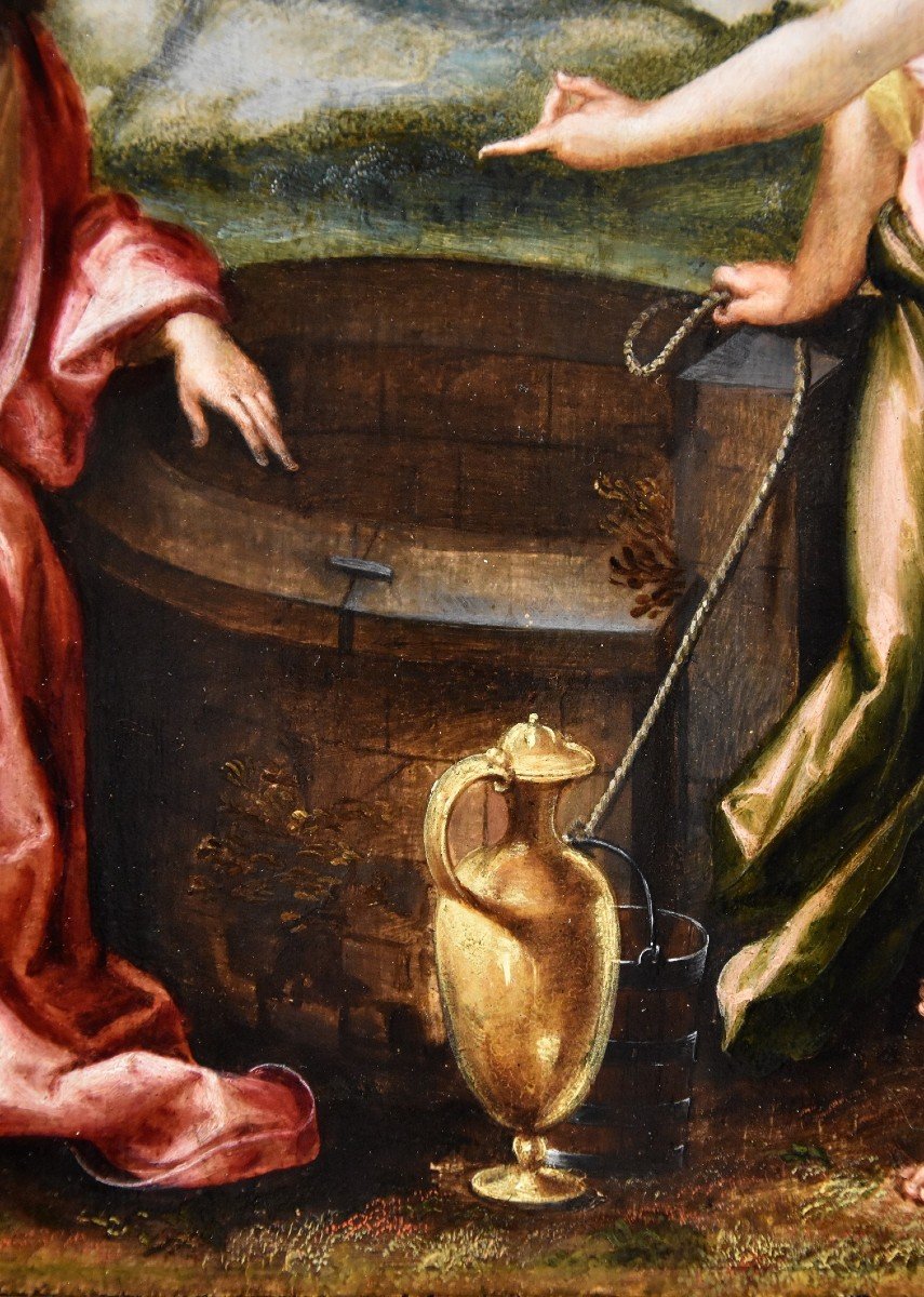 Cristo e la Samaritana, Ludovico Pozzoserrato (Anversa 1550 – Treviso 1605) -photo-5