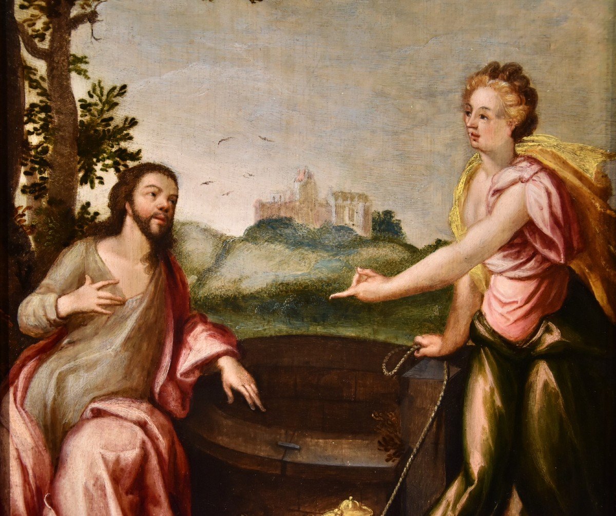 Cristo e la Samaritana, Ludovico Pozzoserrato (Anversa 1550 – Treviso 1605) -photo-7