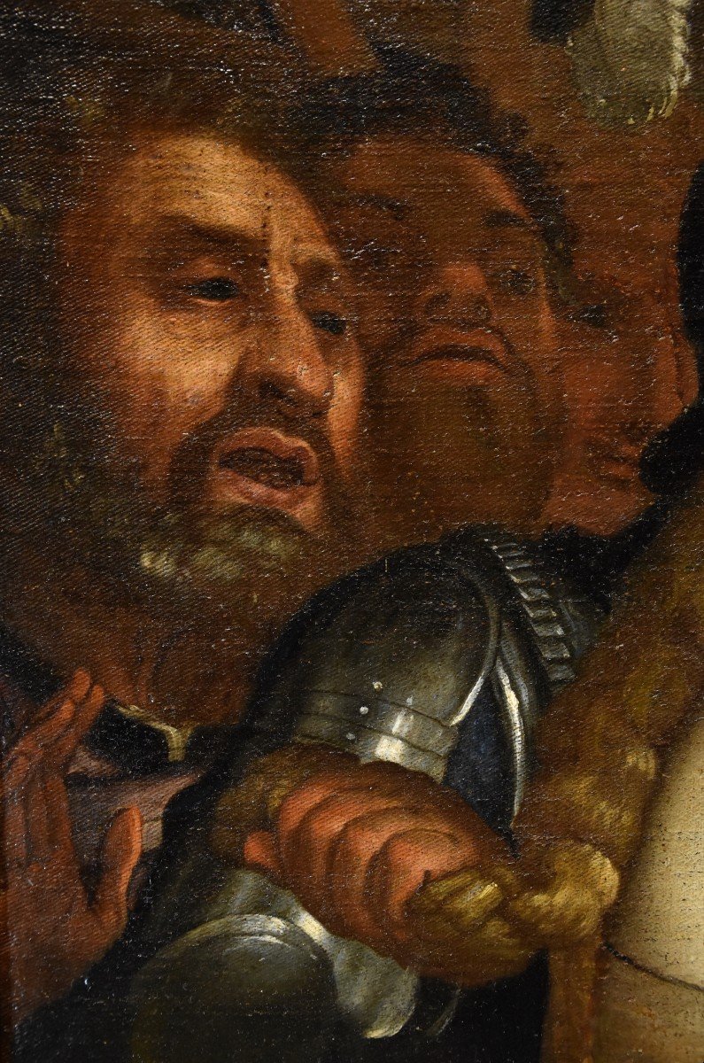 Proantic: Cristo e l'Adultera, Bottega di Lorenzo Lotto (Venezia, 1480