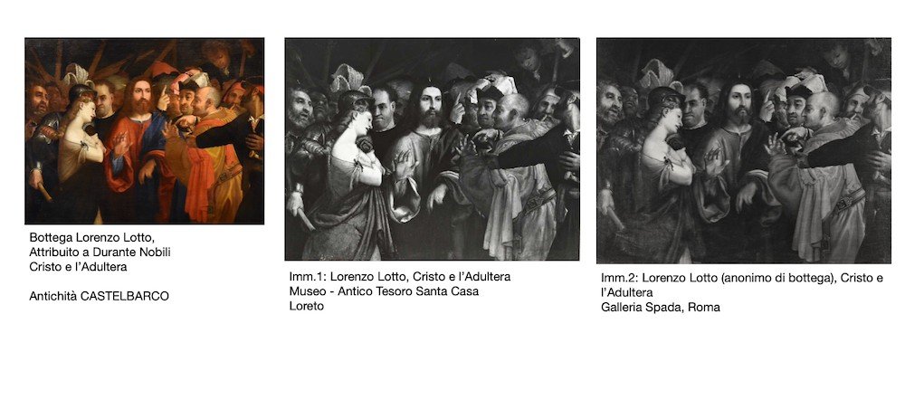 Cristo e l’Adultera, Bottega di Lorenzo Lotto (Venezia, 1480 – Loreto, 1556/1557)-photo-8