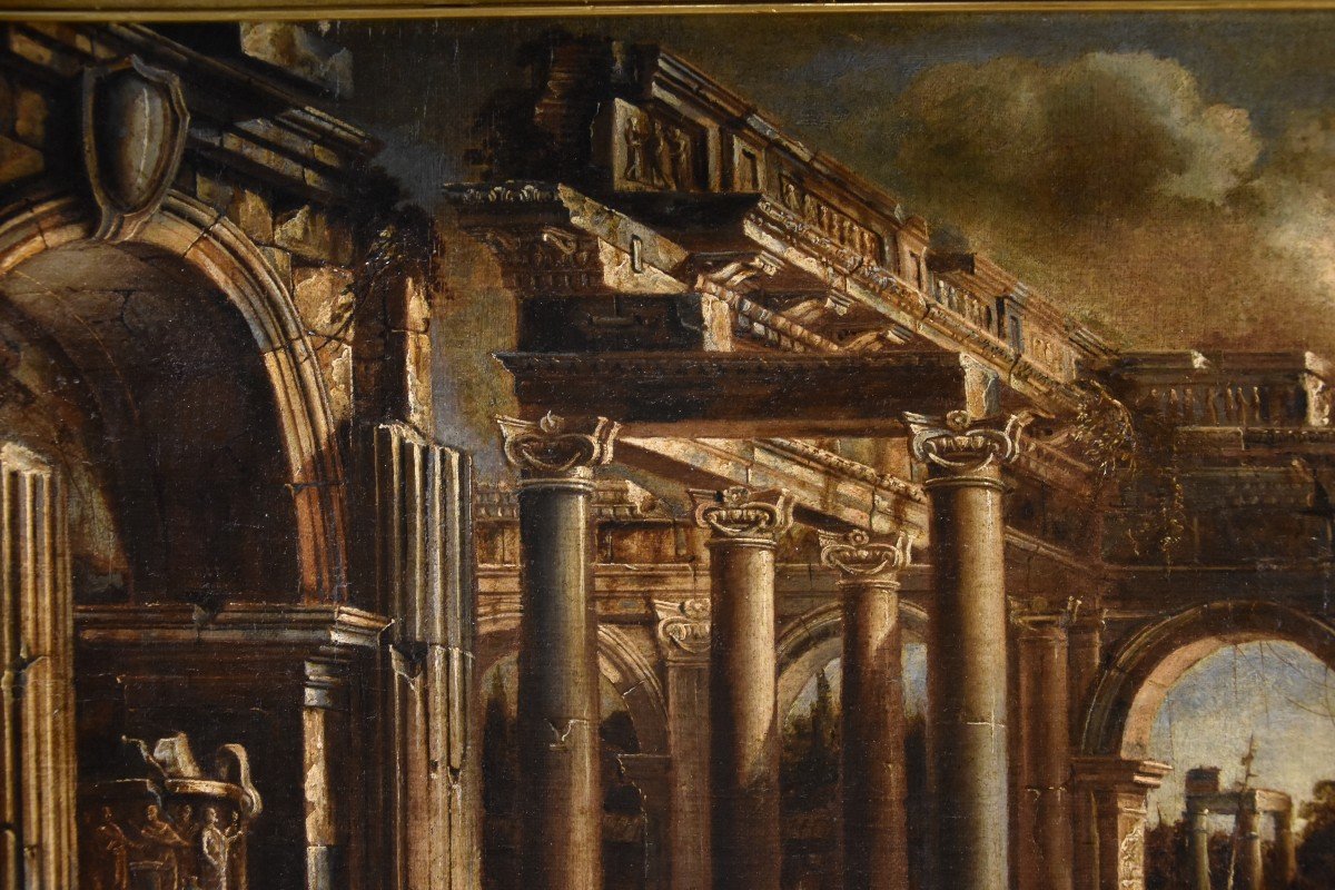 Capriccio con architetture classiche e figure, Francesco Battaglioli (Modena 1725–Venezia 1796)-photo-2