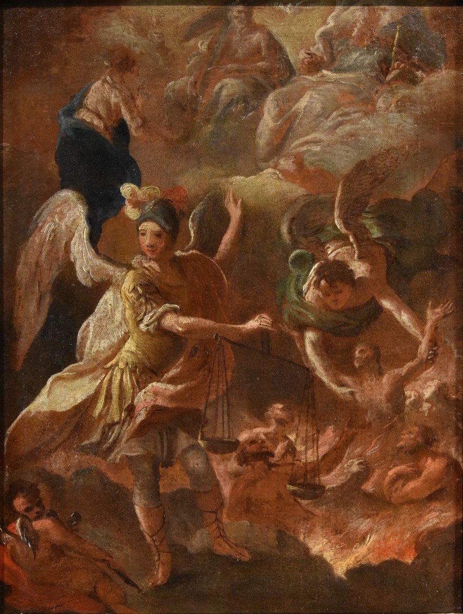 Psicostasia dell'Arcangelo Michele, Luca Giordano (Napoli, 1634 – 1705)-photo-2