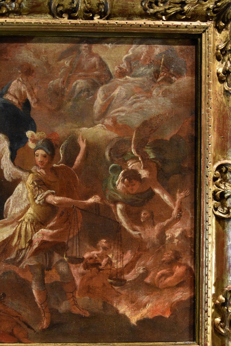 Psicostasia dell'Arcangelo Michele, Luca Giordano (Napoli, 1634 – 1705)-photo-4