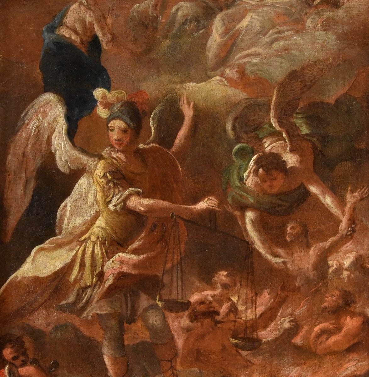 Psicostasia dell'Arcangelo Michele, Luca Giordano (Napoli, 1634 – 1705)-photo-1
