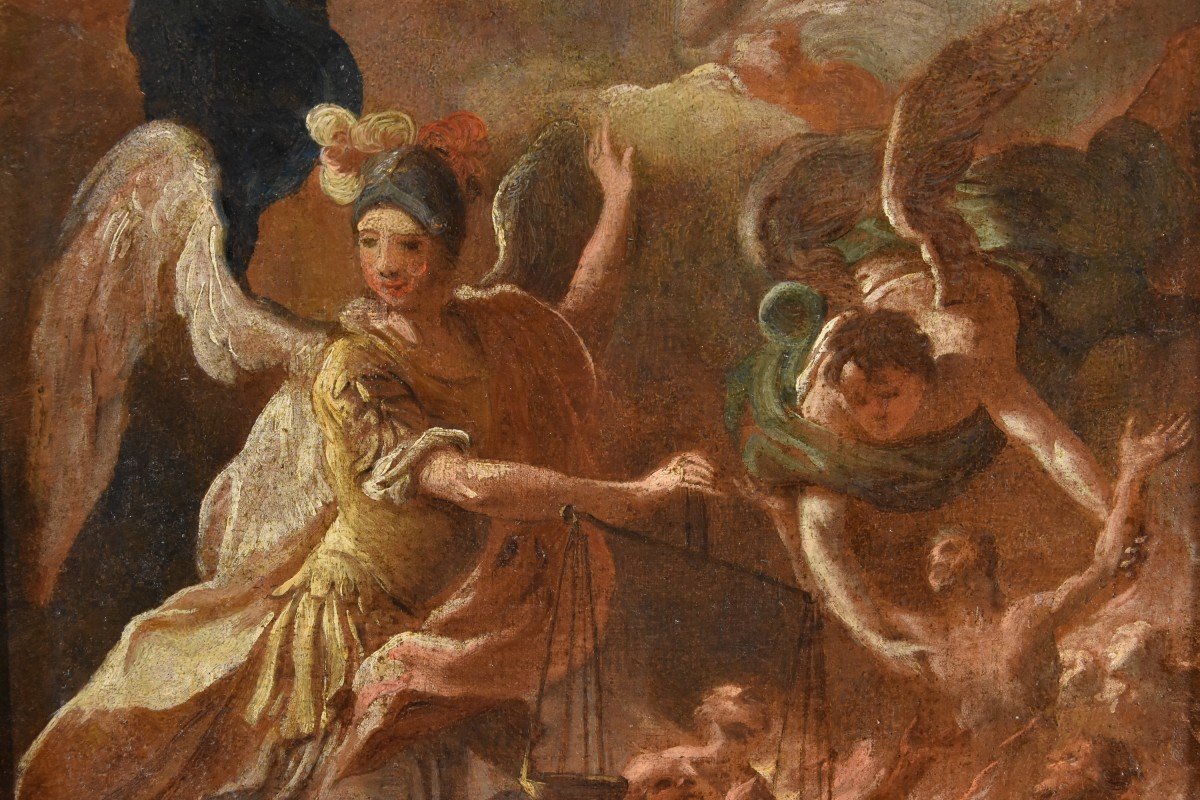 Psicostasia dell'Arcangelo Michele, Luca Giordano (Napoli, 1634 – 1705)-photo-4