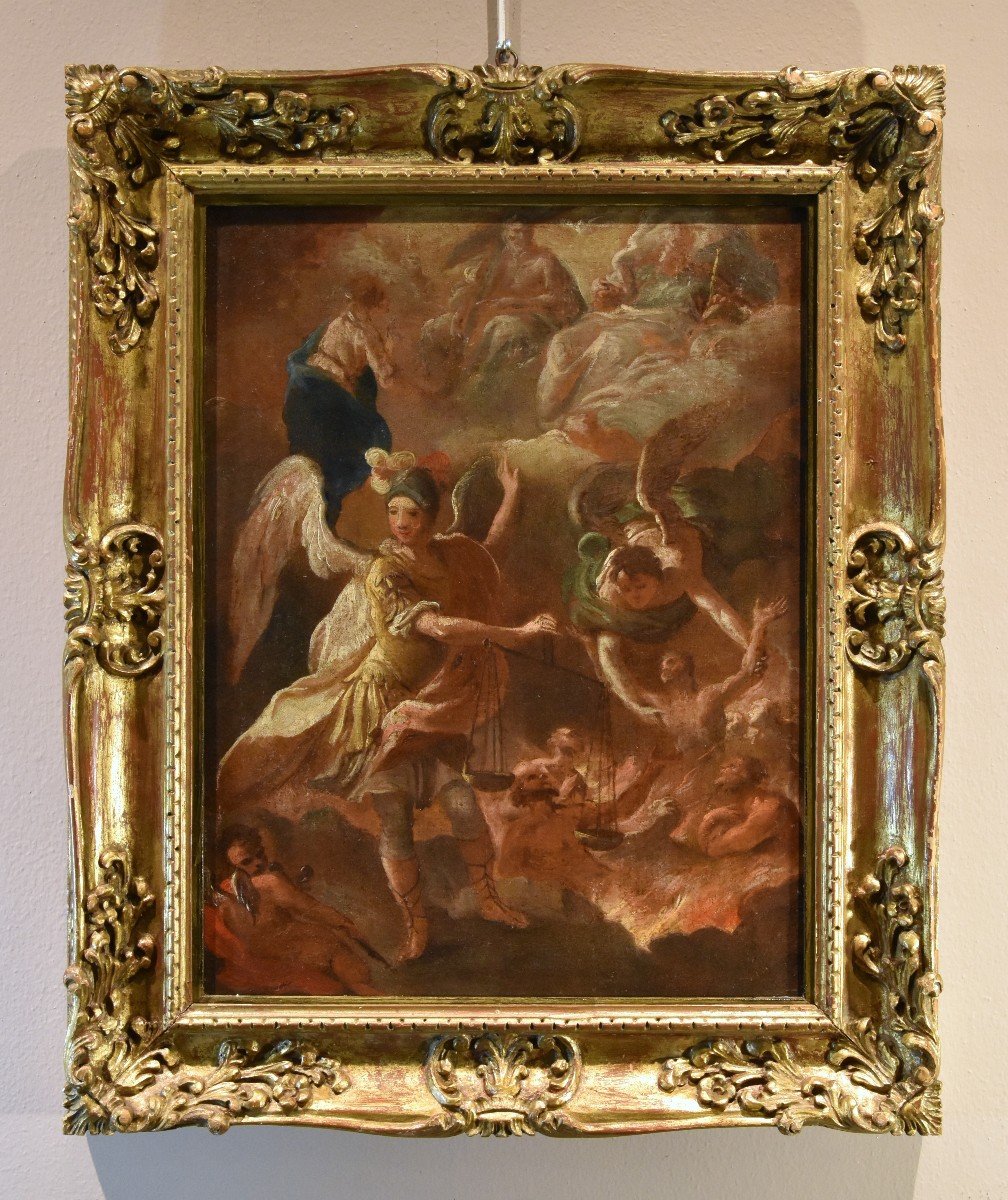 Psicostasia dell'Arcangelo Michele, Luca Giordano (Napoli, 1634 – 1705)-photo-5