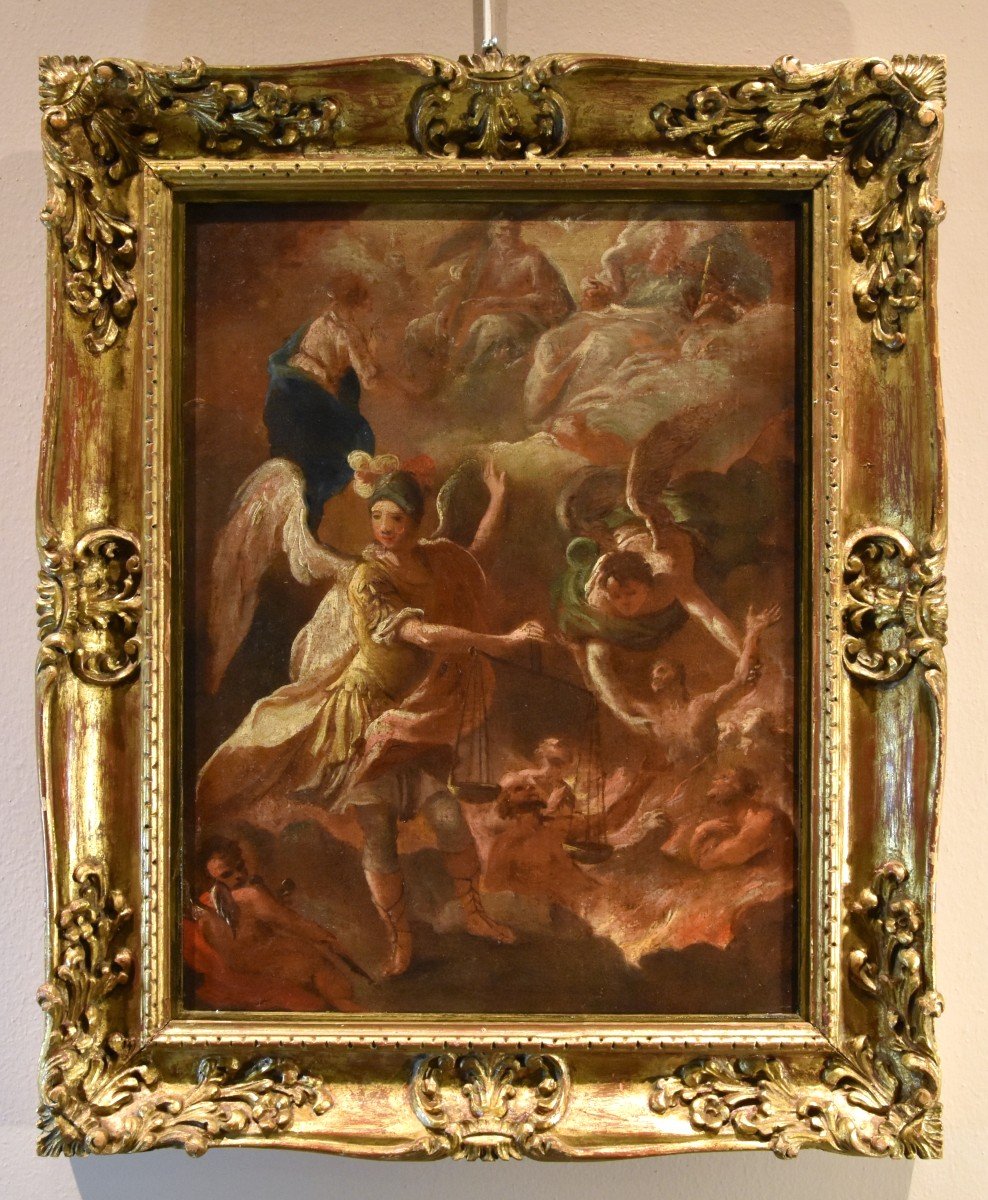 Psicostasia dell'Arcangelo Michele, Luca Giordano (Napoli, 1634 – 1705)