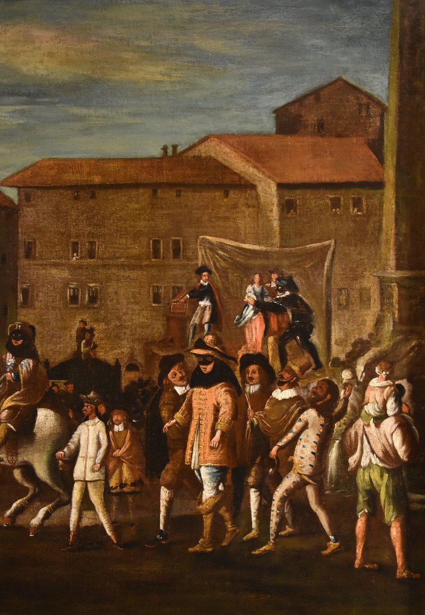 Carnevale a Roma in Piazza Navona, bottega di Michelangelo Cerquozzi (1602- 1660)-photo-3