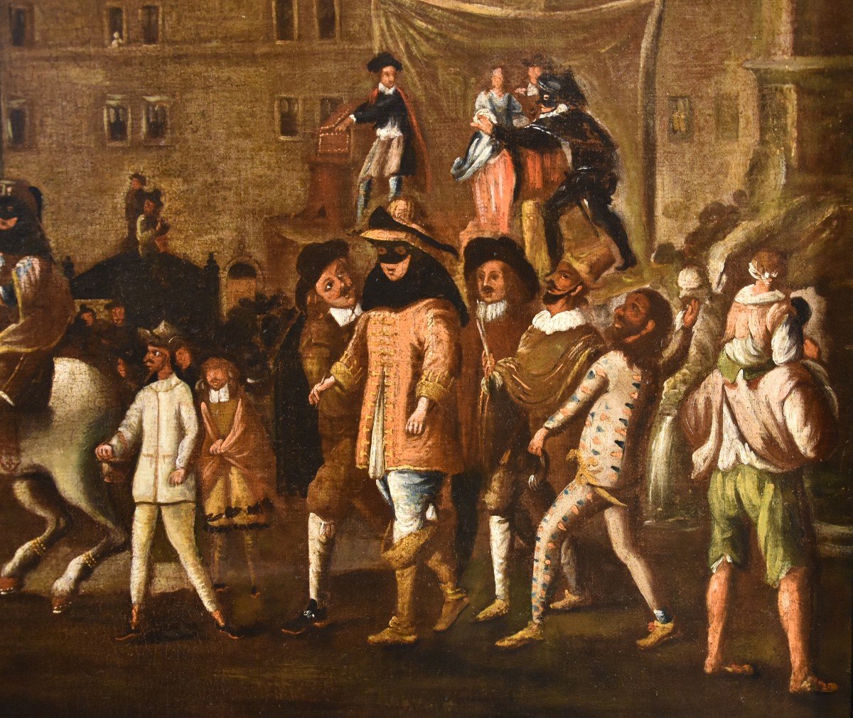 Carnevale a Roma in Piazza Navona, bottega di Michelangelo Cerquozzi (1602- 1660)-photo-4