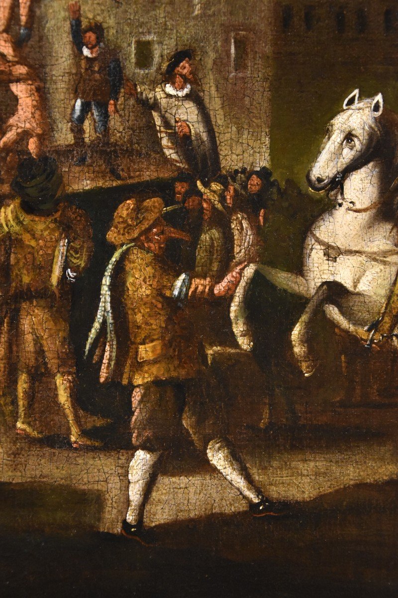 Carnevale a Roma in Piazza Navona, bottega di Michelangelo Cerquozzi (1602- 1660)-photo-6