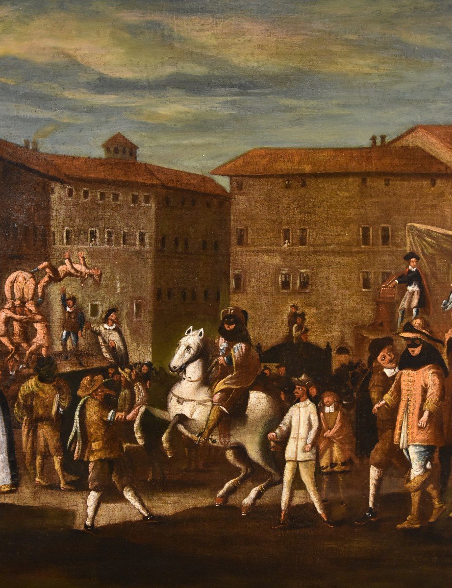Carnevale a Roma in Piazza Navona, bottega di Michelangelo Cerquozzi (1602- 1660)-photo-7