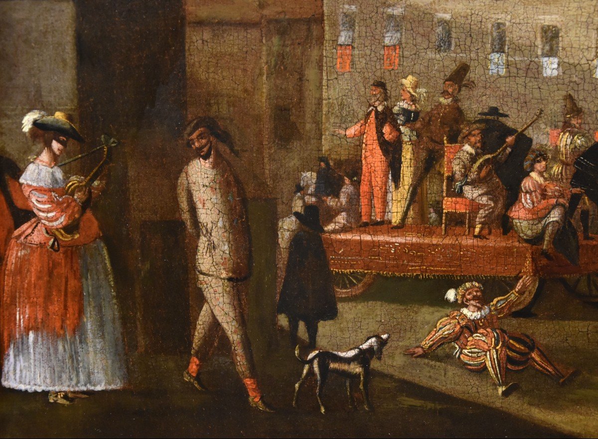 Carnevale a Roma in Piazza Colonna, Michelangelo Cerquozzi (Roma 1602 – 1660) bottega-photo-4