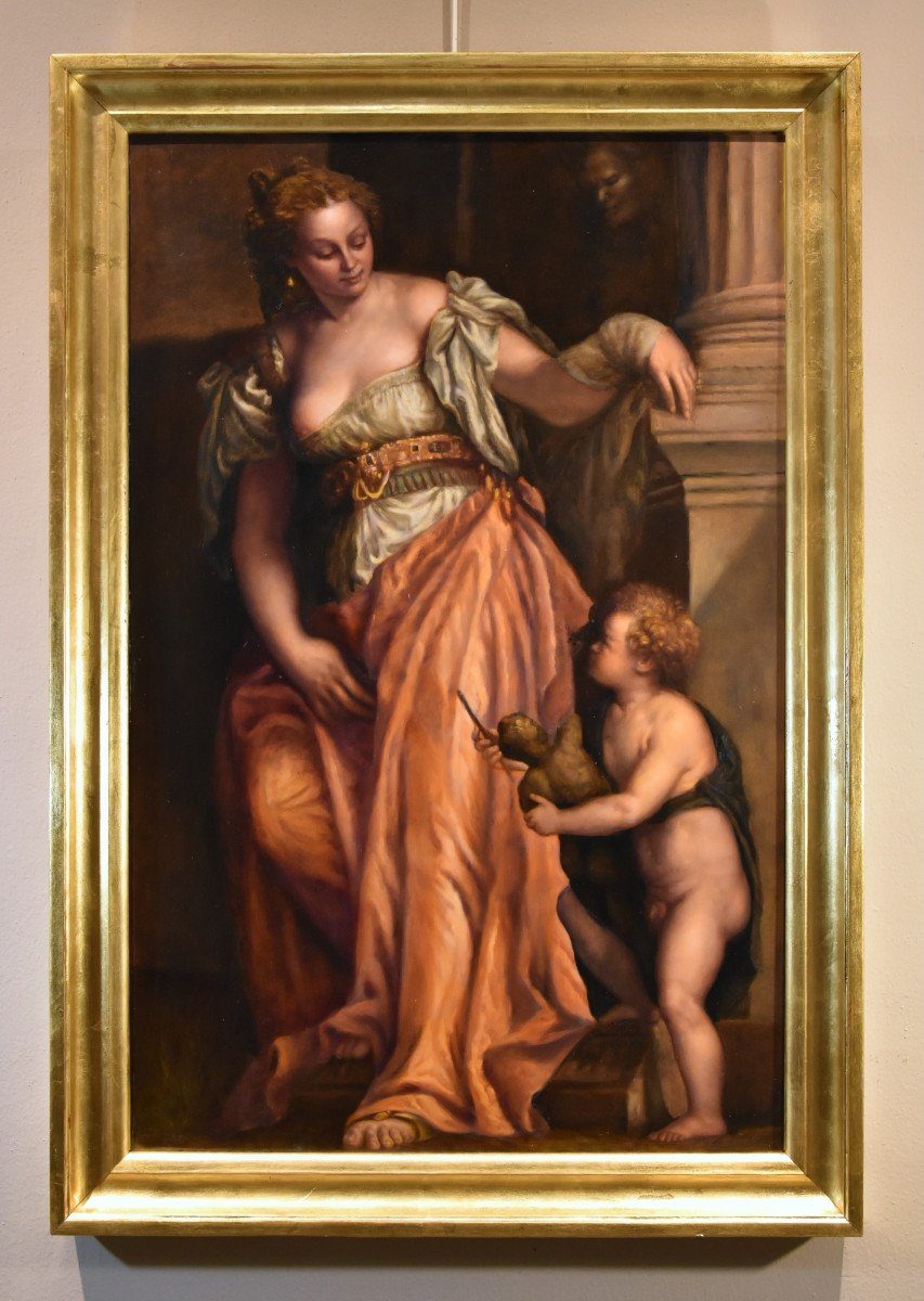 L’Allegoria della Scultura, da Paolo Caliari, detto Veronese (Verona 1528 – Venezia 1588)-photo-2