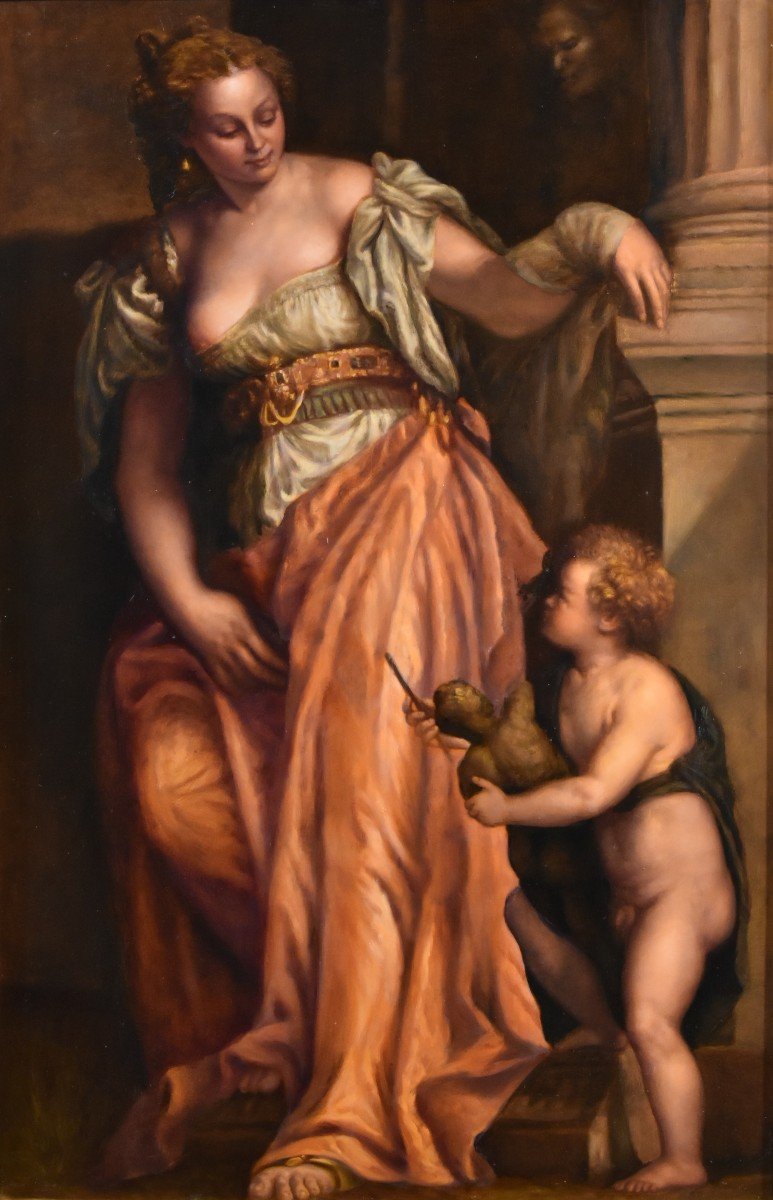 L’Allegoria della Scultura, da Paolo Caliari, detto Veronese (Verona 1528 – Venezia 1588)