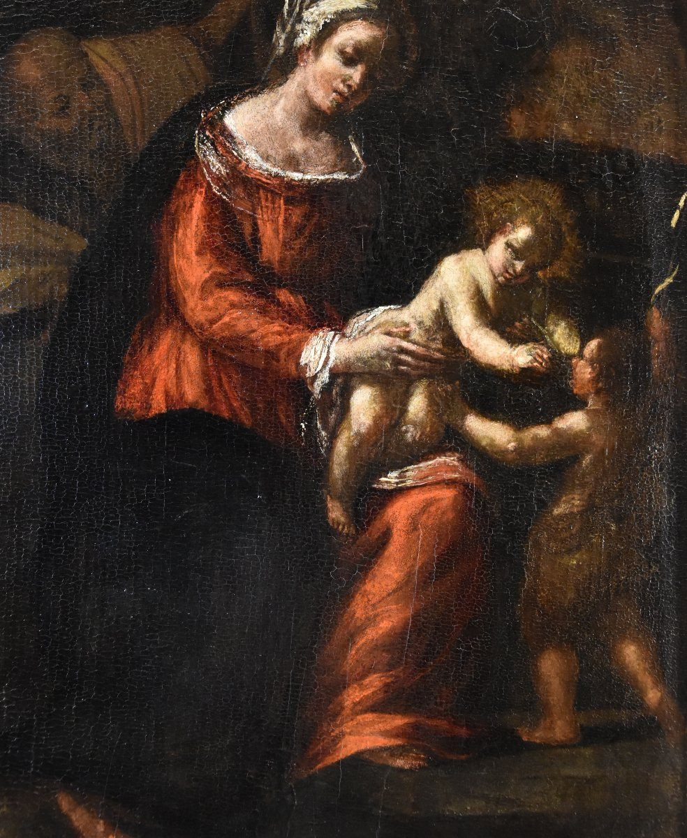 Sacra Famiglia con San Giovannino, Ippolito Scarsella (Ferrara, 1550 -1620) bottega-photo-1