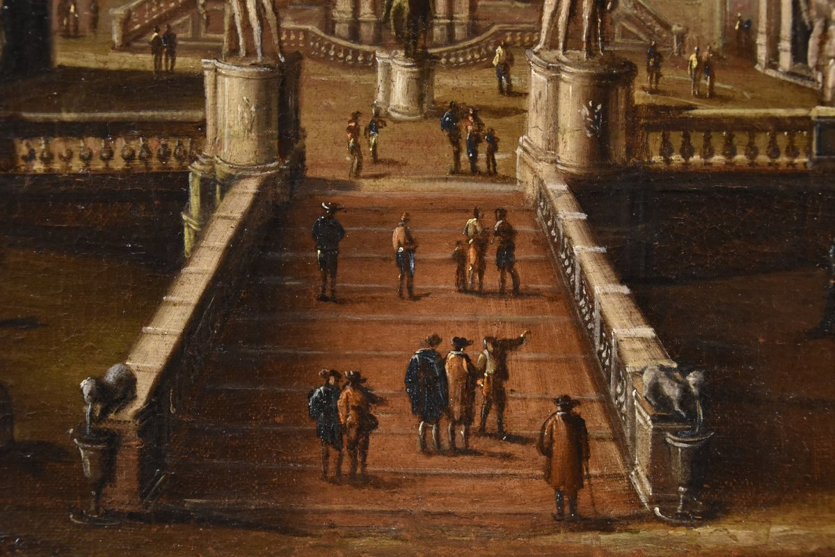 Veduta di Roma con la Piazza del Campidoglio, Gaetano Vetturali (Lucca, 1701-1783) bottega-photo-5