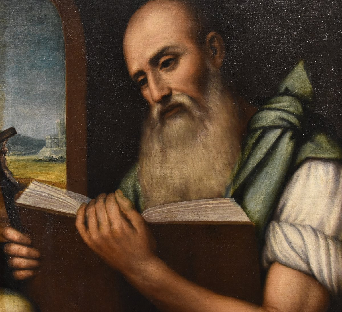 San Girolamo, Alessandro Bonvicino, detto il Moretto (Brescia, 1498 circa – 1554) Bottega di -photo-4
