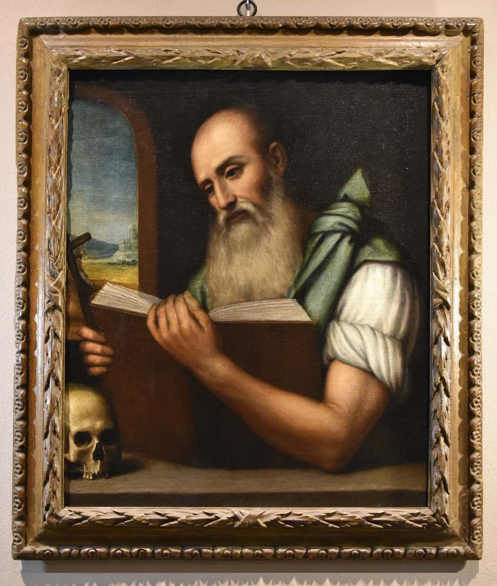 San Girolamo, Alessandro Bonvicino, detto il Moretto (Brescia, 1498 circa – 1554) Bottega di 