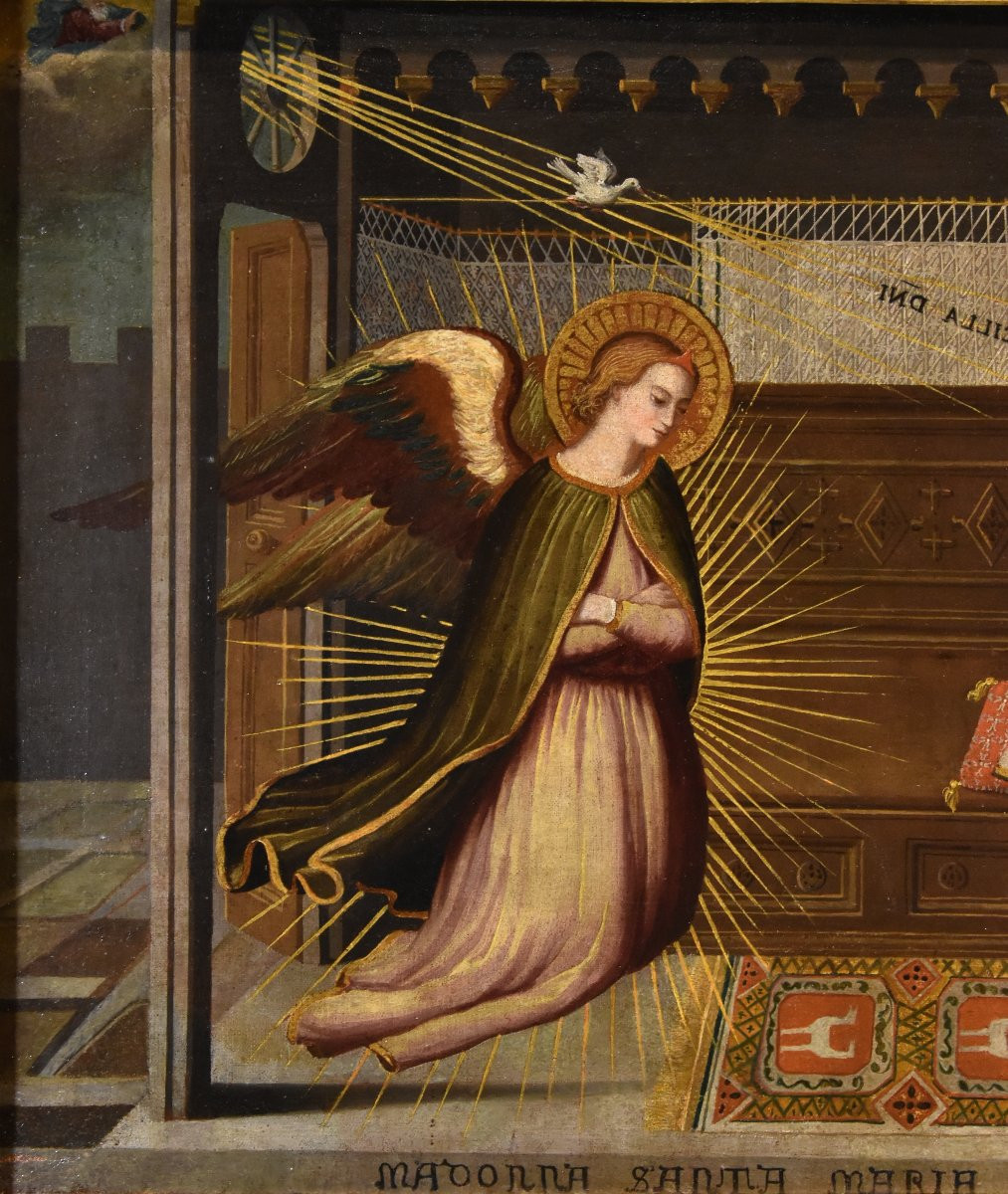 L’Annunciazione, Alessandro Allori (Firenze, 1535 – Firenze, 1607) seguace-photo-1