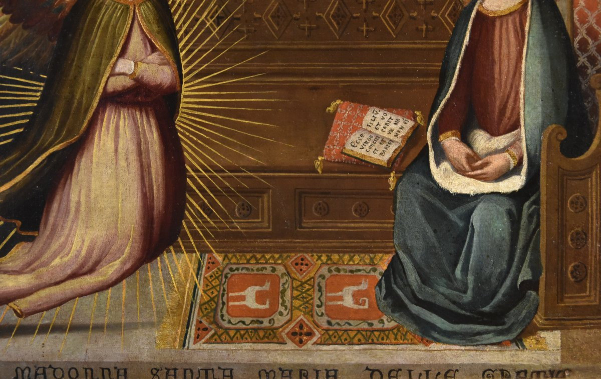 L’Annunciazione, Alessandro Allori (Firenze, 1535 – Firenze, 1607) seguace-photo-2