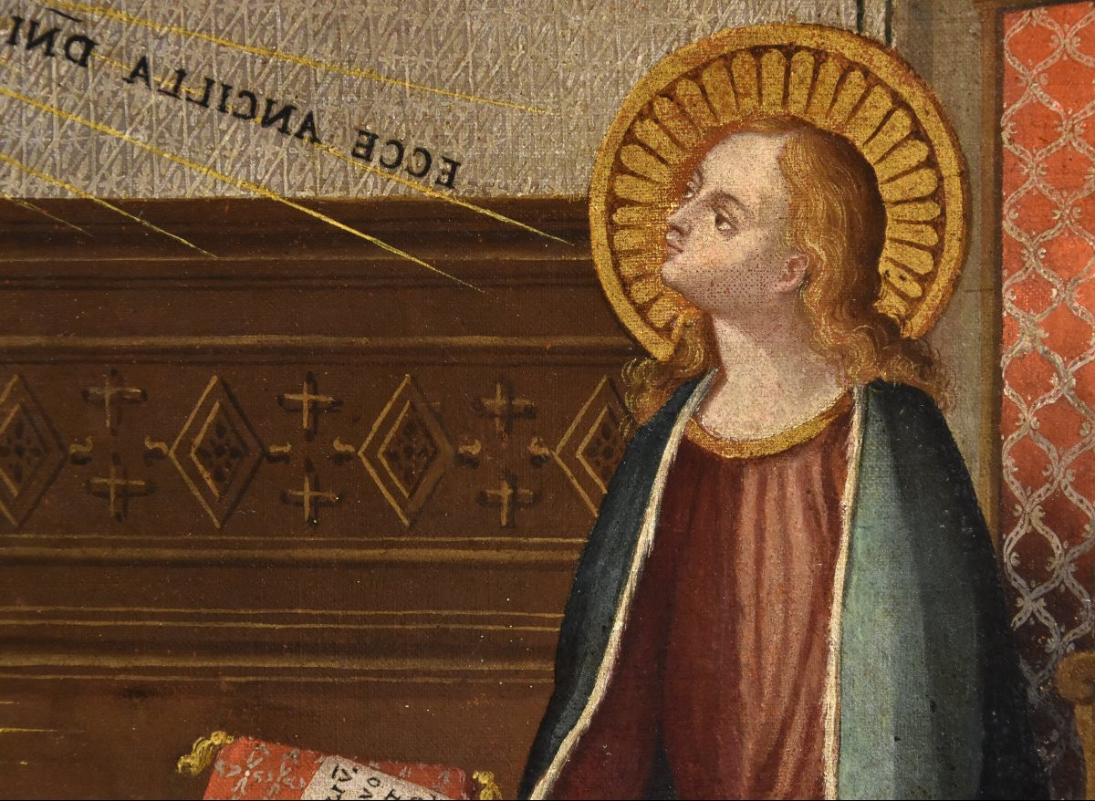 L’Annunciazione, Alessandro Allori (Firenze, 1535 – Firenze, 1607) seguace-photo-4