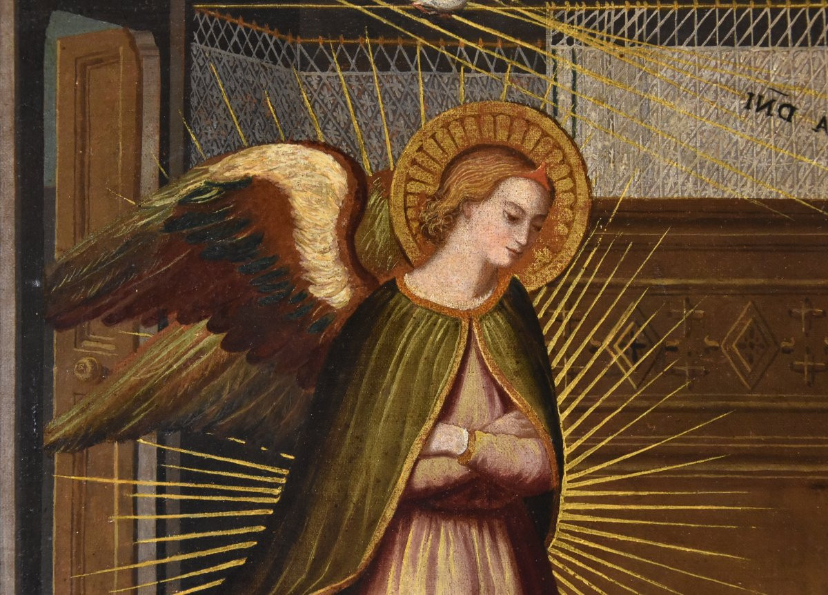 L’Annunciazione, Alessandro Allori (Firenze, 1535 – Firenze, 1607) seguace-photo-5