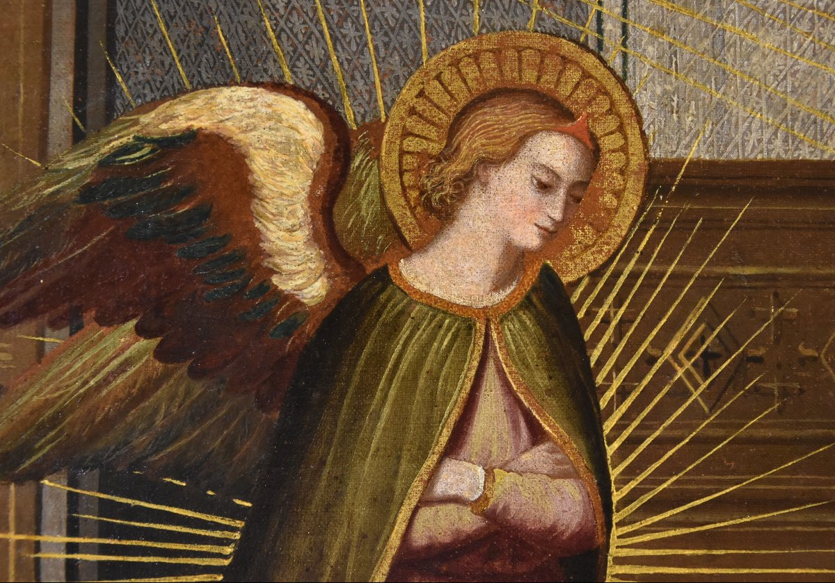 L’Annunciazione, Alessandro Allori (Firenze, 1535 – Firenze, 1607) seguace-photo-7