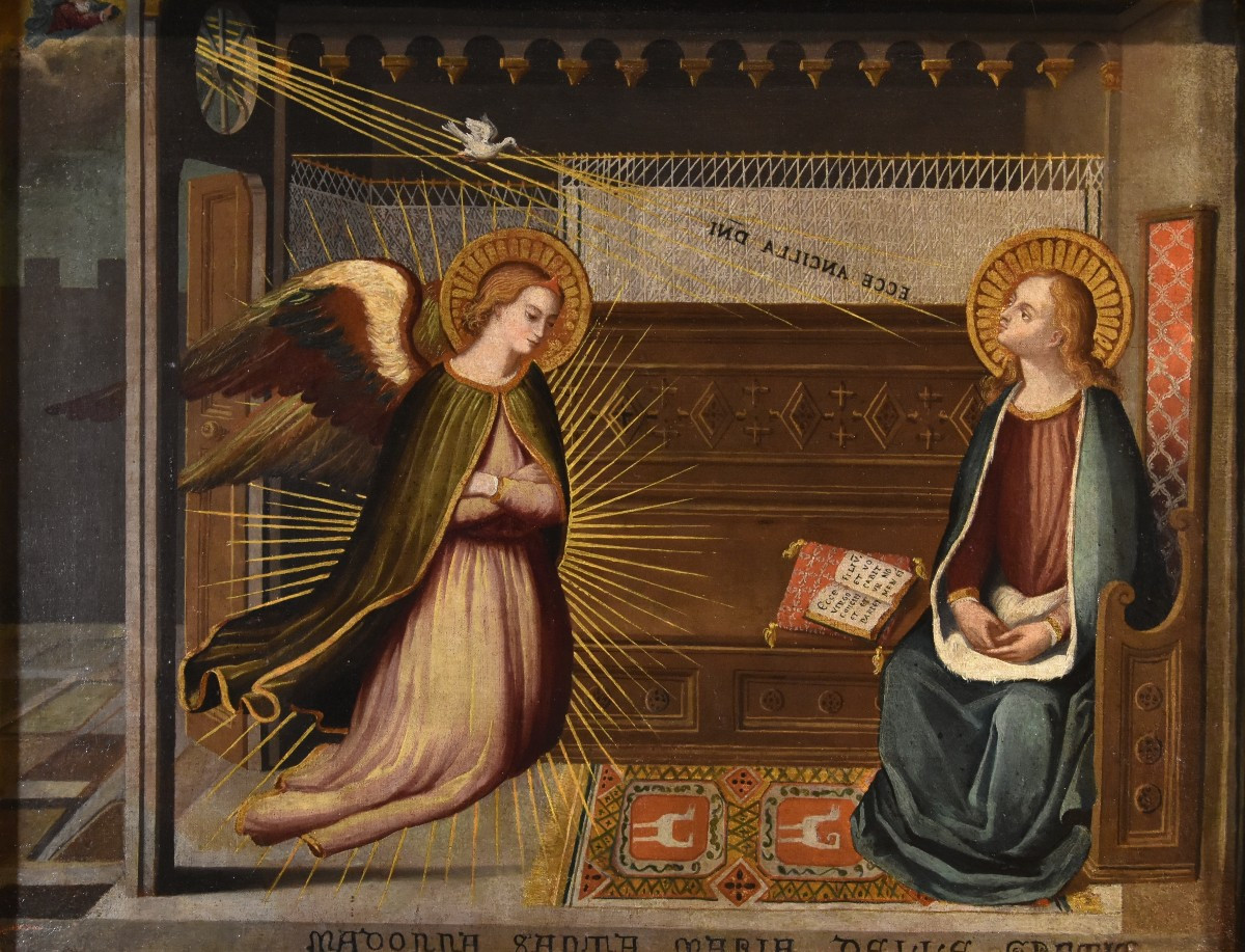 L’Annunciazione, Alessandro Allori (Firenze, 1535 – Firenze, 1607) seguace
