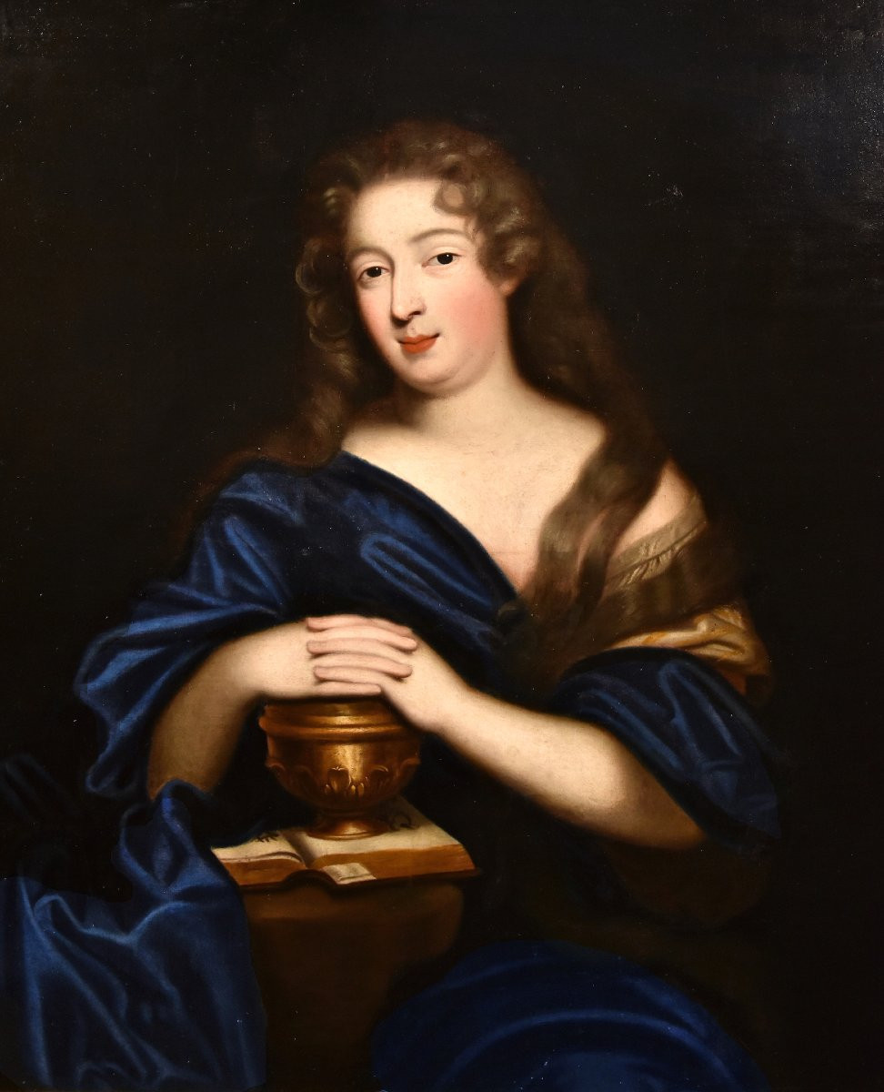 Pierre Mignard (Troyes 1612 – Parigi 1695), Ritratto di Louise Renée de Penancoët de Keroualle-photo-2