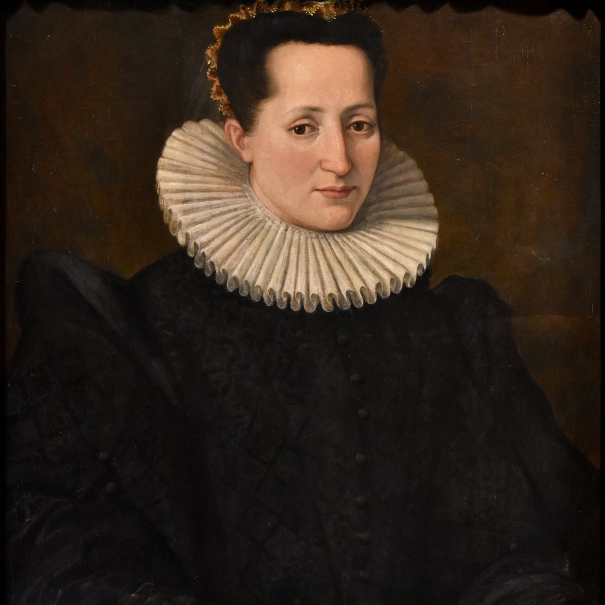 Santi di Tito (Sansepolcro 1536 - Firenze 1603), Ritratto di nobildonna con libro-photo-2