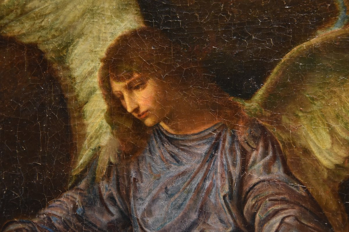 Tobiolo e l’Angelo, Giovanni Gerolamo Savoldo (Brescia, 1480 circa – post 1548) Seguace di-photo-5