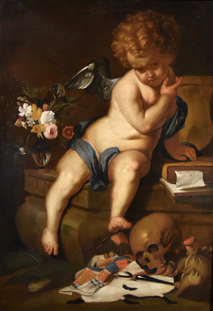 Vanitas (come Allegoria della Vanità), Erasmus Quellinus II (Anversa 1607 - 1672)-photo-2