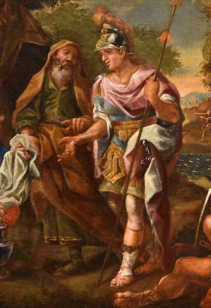 Alessandro Magno al sepolcro di Achille, Francesco De Mura (Napoli, 1696 – 1782) bottega di-photo-3