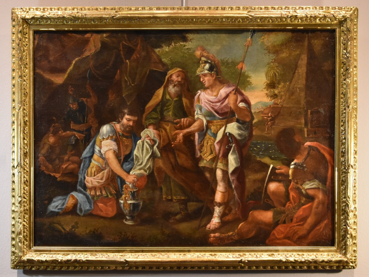 Alessandro Magno al sepolcro di Achille, Francesco De Mura (Napoli, 1696 – 1782) bottega di-photo-2