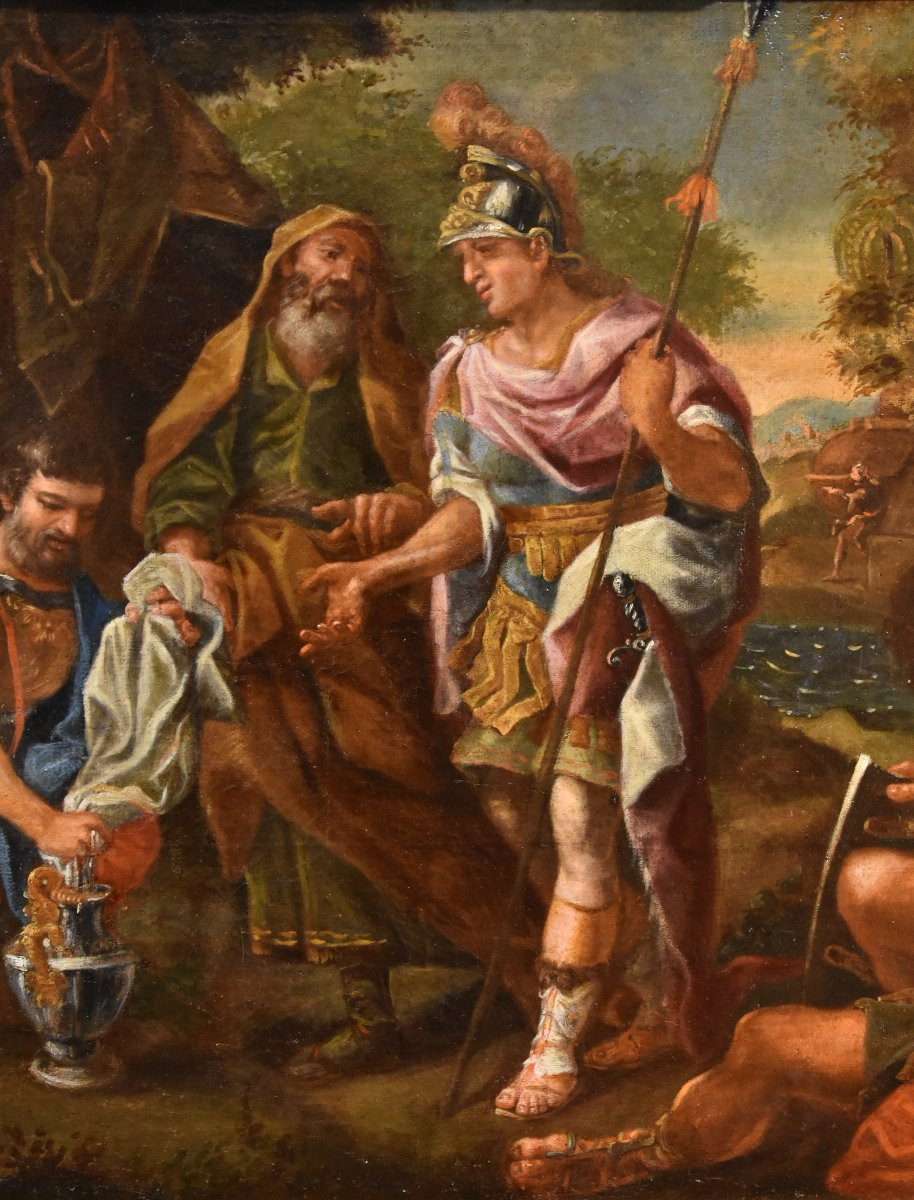 Alessandro Magno al sepolcro di Achille, Francesco De Mura (Napoli, 1696 – 1782) bottega di-photo-1
