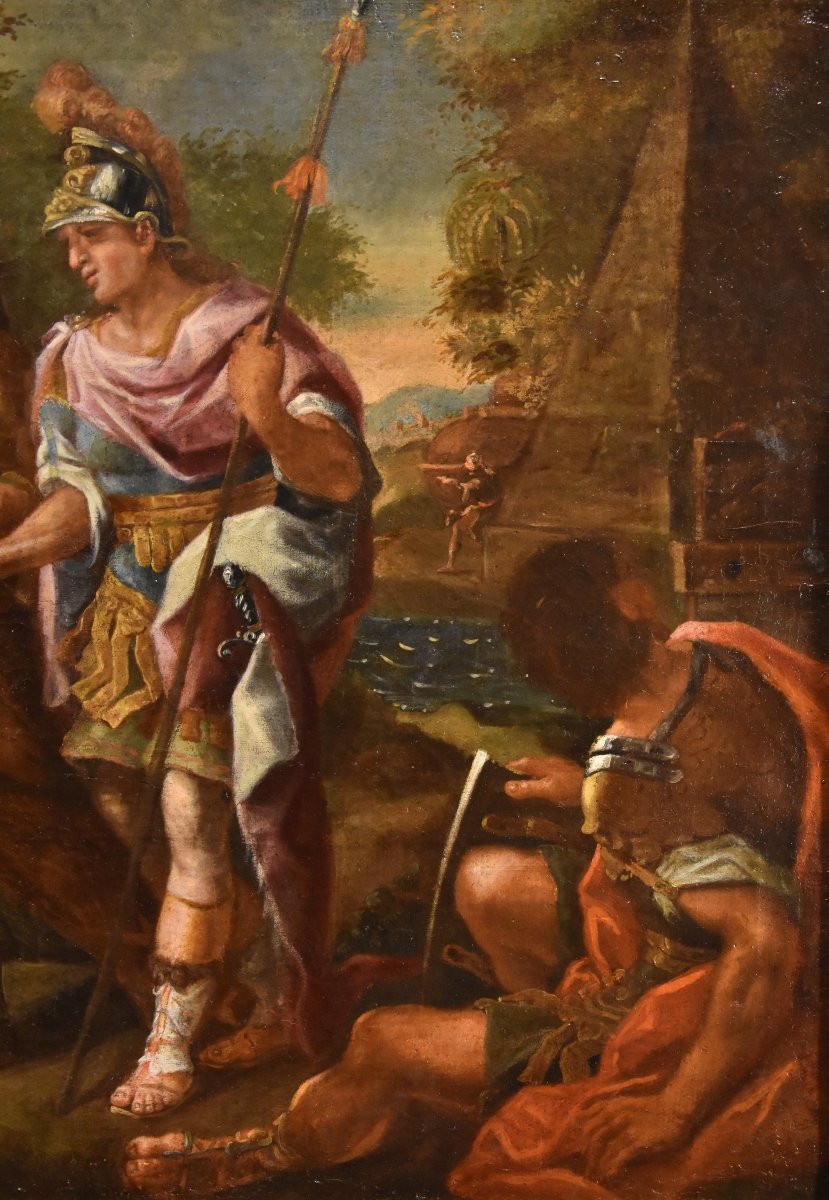 Alessandro Magno al sepolcro di Achille, Francesco De Mura (Napoli, 1696 – 1782) bottega di-photo-4