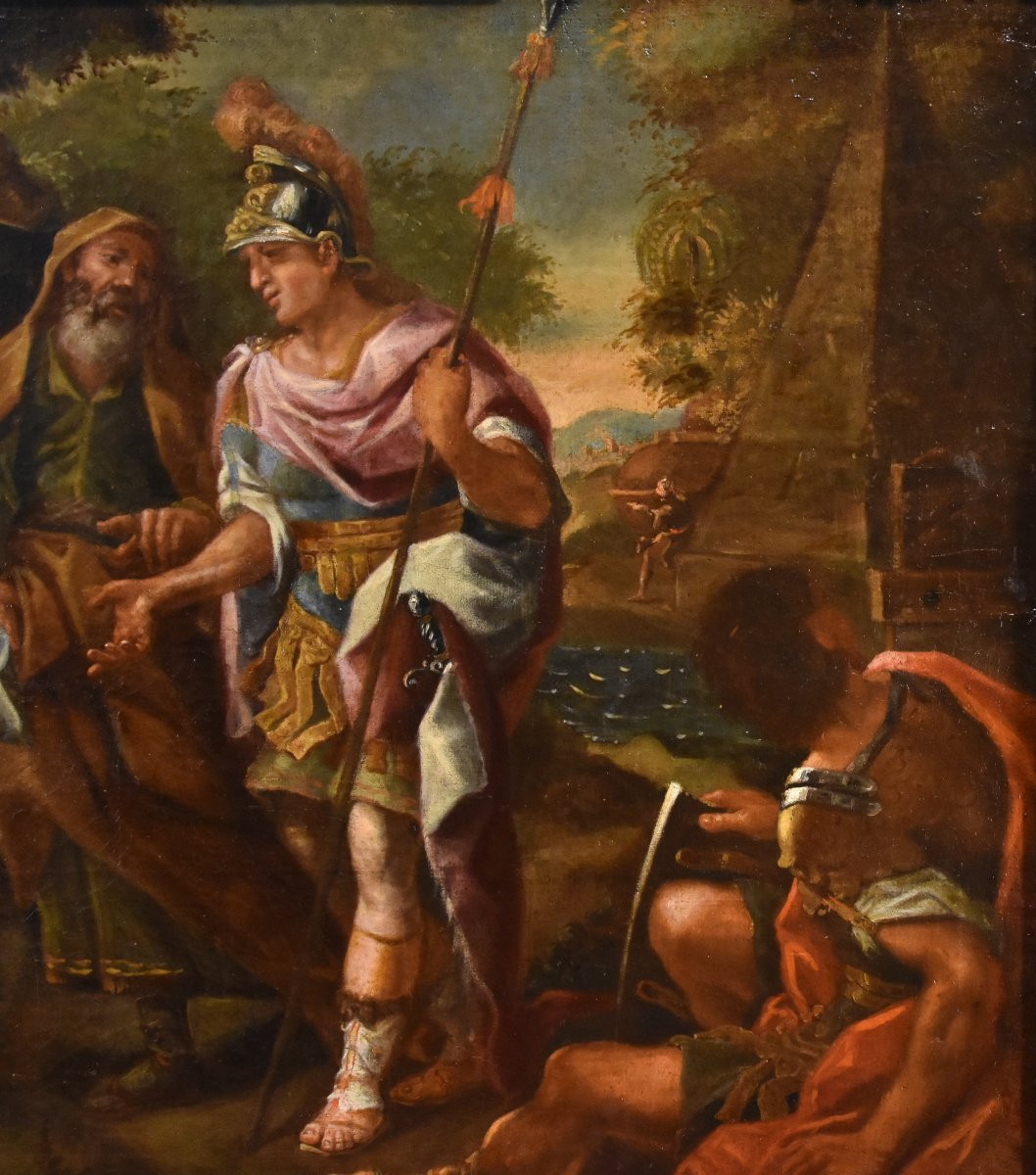 Alessandro Magno al sepolcro di Achille, Francesco De Mura (Napoli, 1696 – 1782) bottega di-photo-5